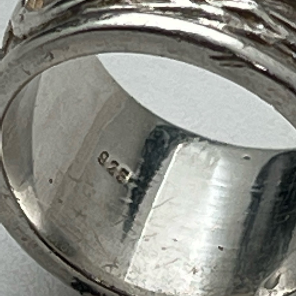 CLASSIC STERLING SILVER RING - Picture 4 of 6